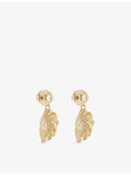 Panopea crystal metal drop earrings with cubic zirconia - British product