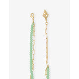 Oceanus shell pendant necklace with cubic zirconia, imported from the UK