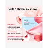 Anua Peach 70 niacin collagen sheet masks, 4-pack, imported from the UK