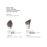 Morphe M240 dual-ended cream and powder sculpt brush, UK version