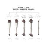 Morphe M240 dual-ended cream and powder sculpt brush, UK version