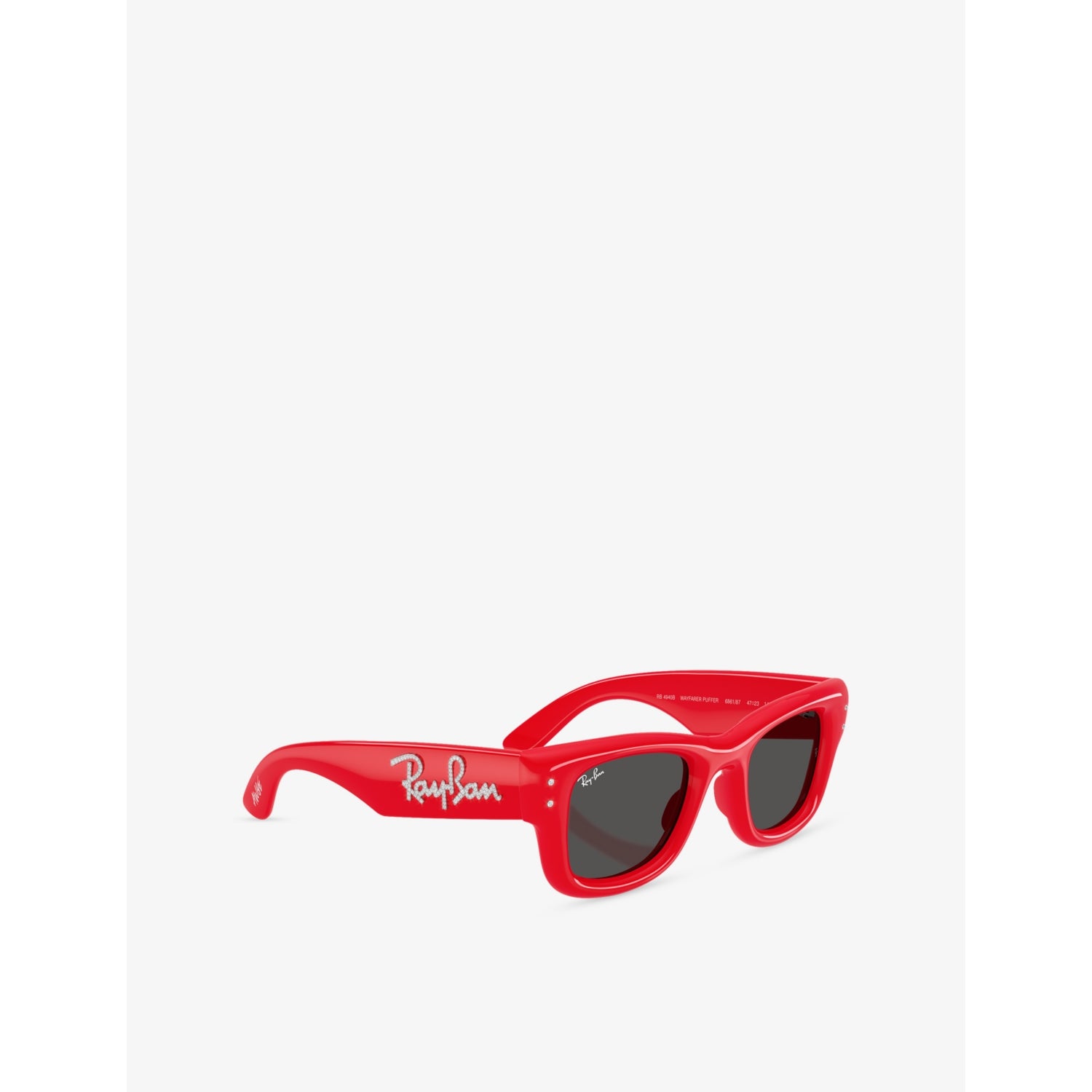 Ray-Ban Wayfarer Puffer square-frame acetate sunglasses (British brand)