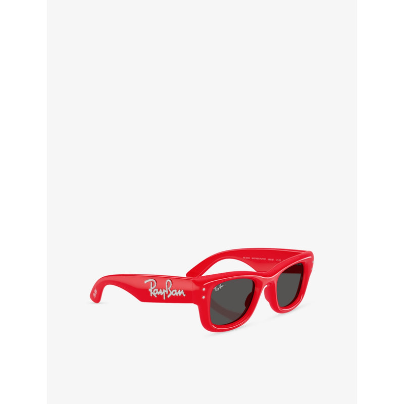 Ray-Ban Wayfarer Puffer square-frame acetate sunglasses (British brand)