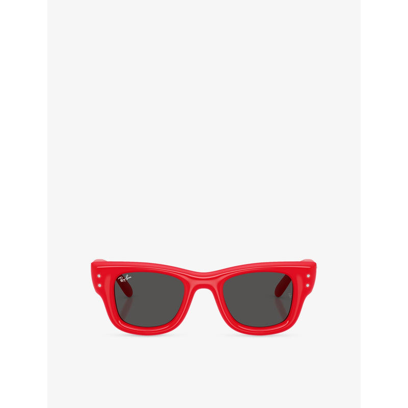Ray-Ban Wayfarer Puffer square-frame acetate sunglasses (British brand)