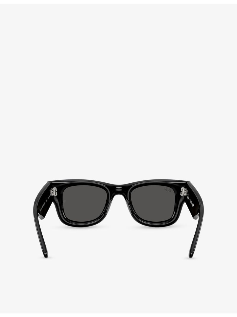 Ray-Ban RB4940B square-frame acetate sunglasses with tinted lenses (British brand)