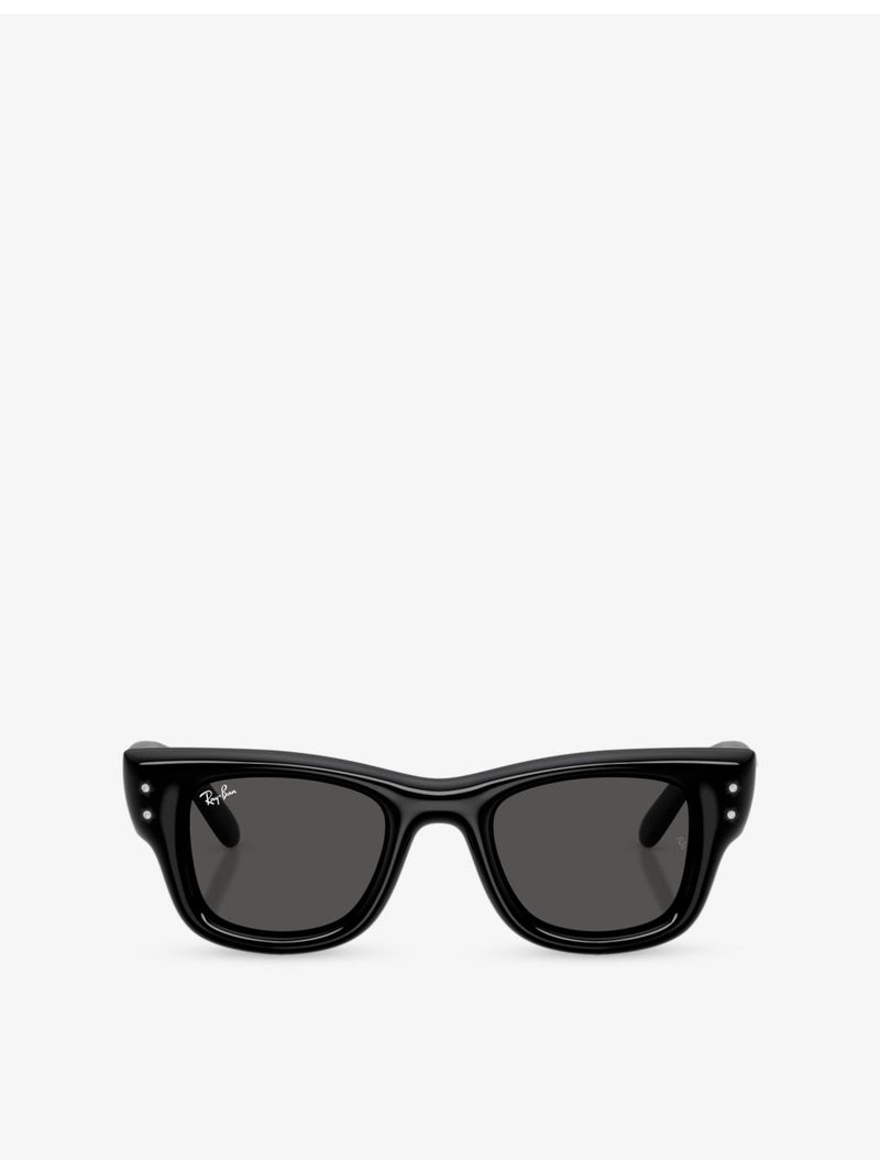 Ray-Ban RB4940B square-frame acetate sunglasses with tinted lenses (British brand)