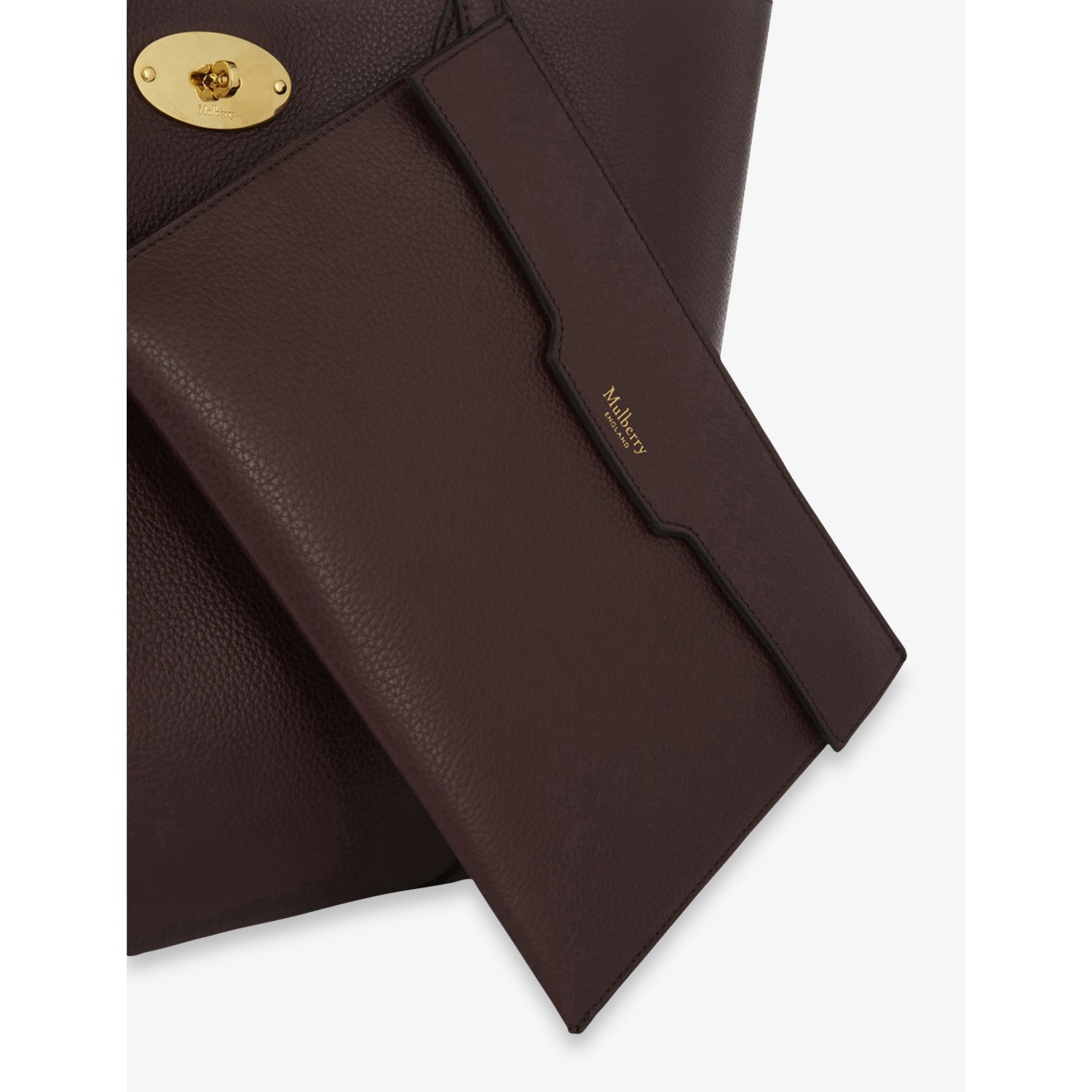 Mulberry Bayswater small grained-leather tote bag - British product