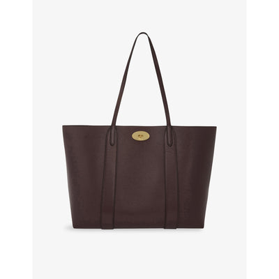 selfridges Mulberry Bayswater Small Grained-Leather Tote Bag- Buy online at McGrocer