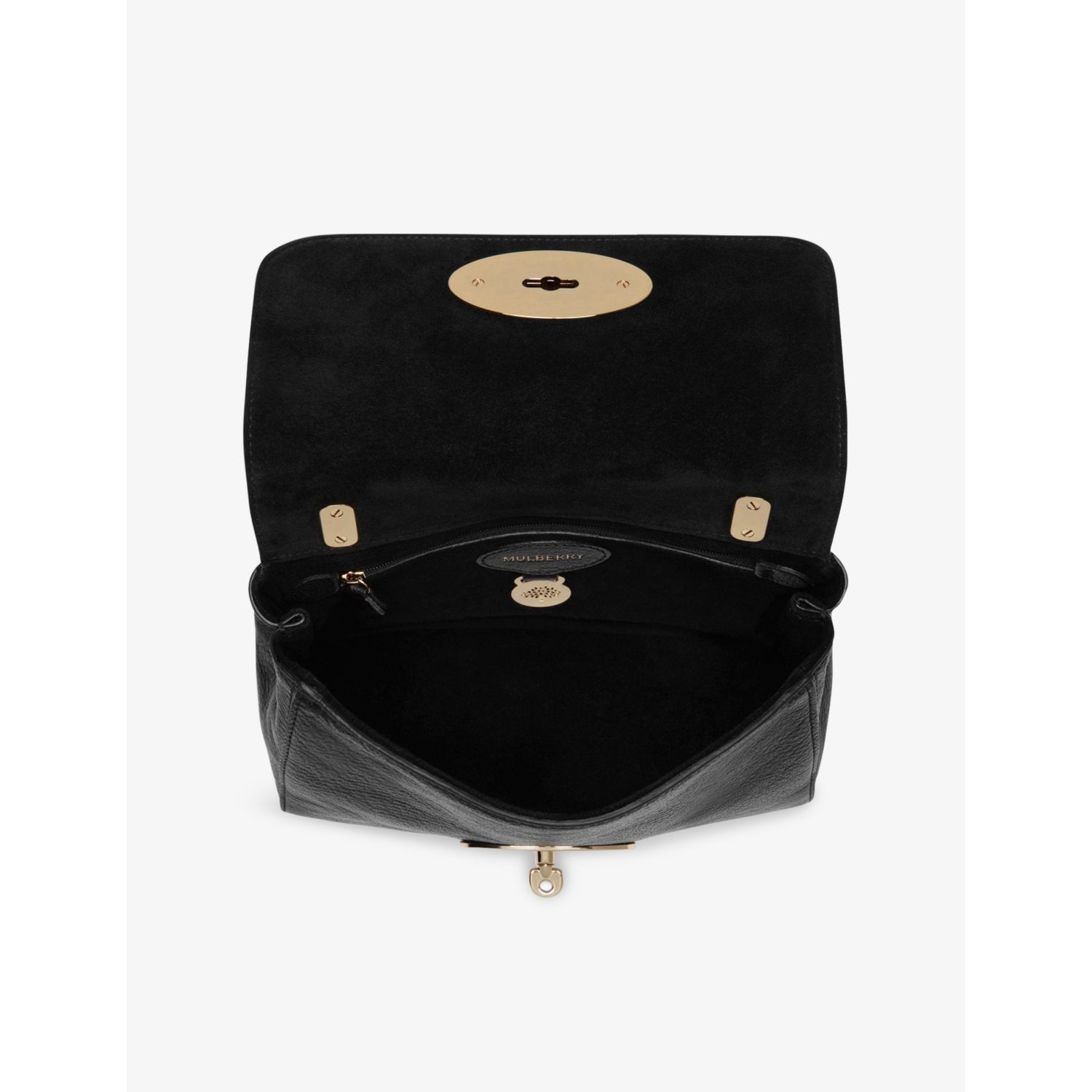 Mulberry Lily leather shoulder bag with Postman's Lock (British brand)