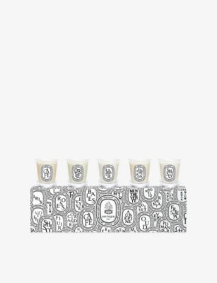 Diptyque miniature candle set five 35g candles - British product