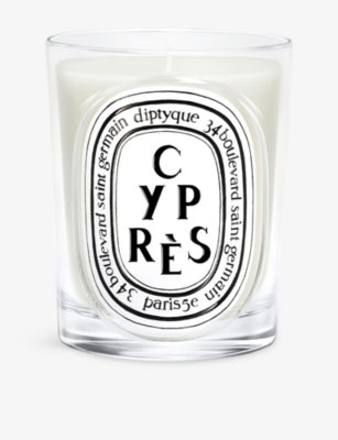 Diptyque Cyprès scented wax candle 190g - British product