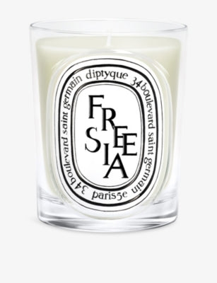 Diptyque freesia scented wax candle 190g, UK version