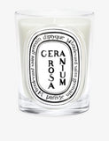 Diptyque scented candle Geranium Rosa 190g, UK version