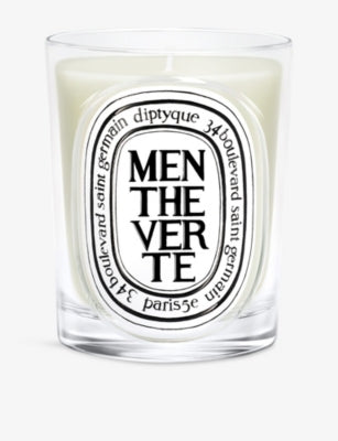 Diptyque Menthe Verte scented candle 190g, imported from the UK