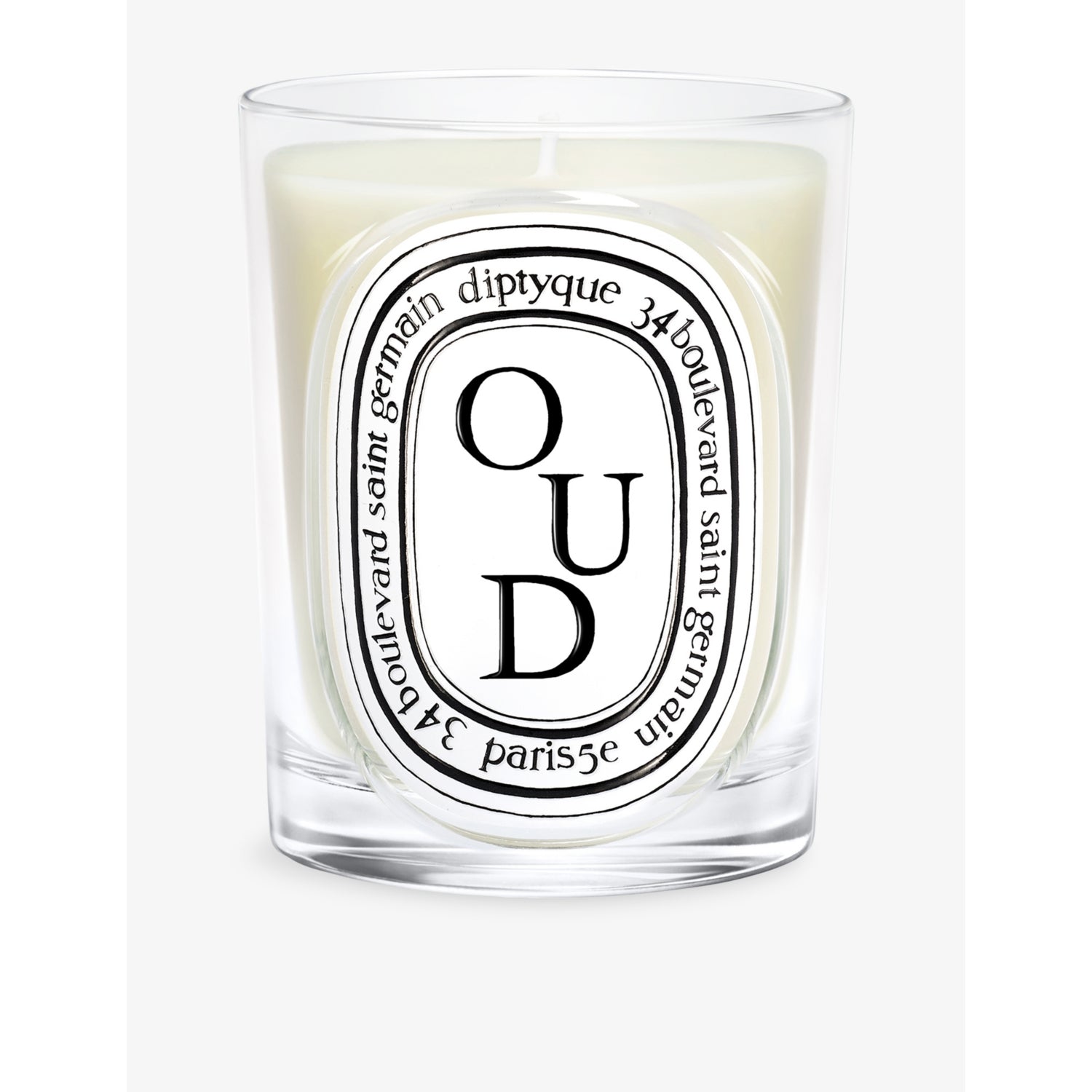 Diptyque Classic Oud scented candle 190g, imported from the UK