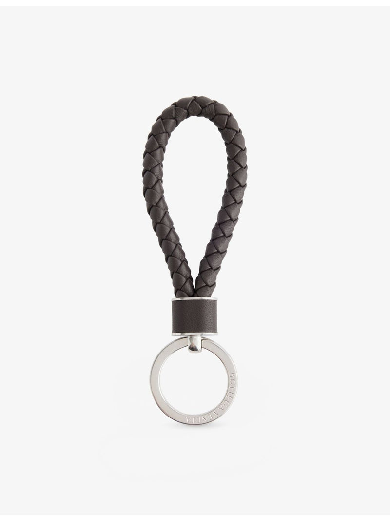 Bottega Veneta Intrecciato leather keyring 13cm (British brand)
