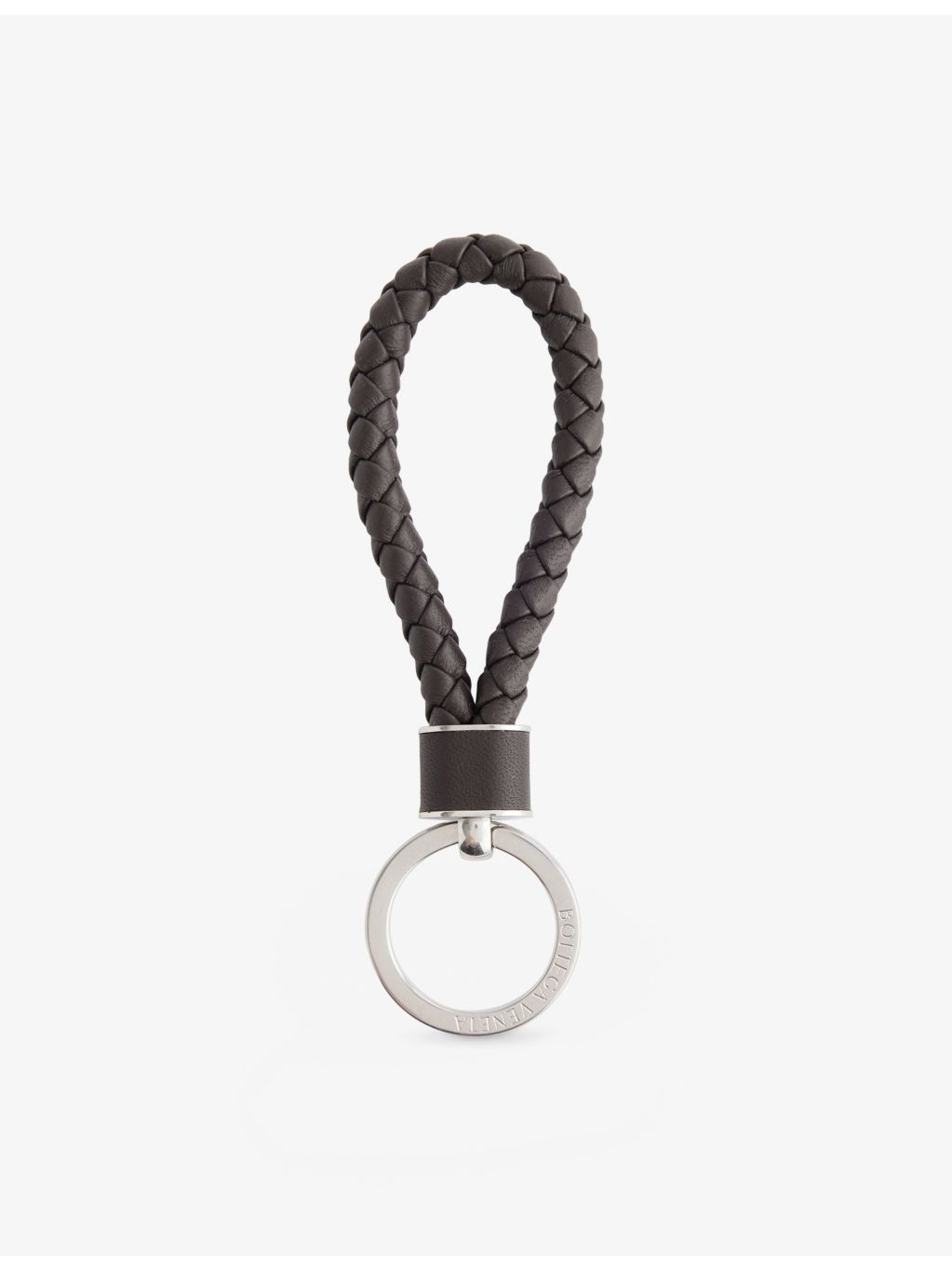 Bottega Veneta Intrecciato leather keyring 13cm (British brand)