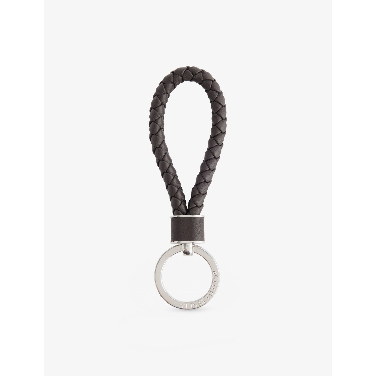Bottega Veneta Intrecciato leather keyring 13cm (British brand)