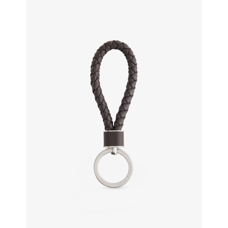 Bottega Veneta Intrecciato leather keyring 13cm (British brand)