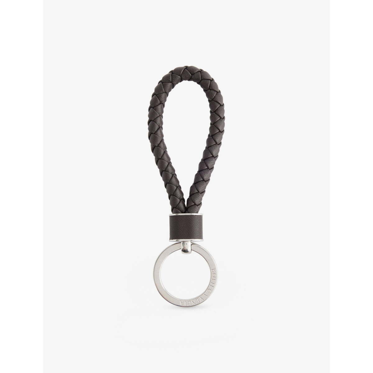 Bottega Veneta Intrecciato leather keyring 13cm (British brand)