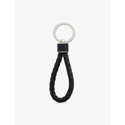 selfridges Bottega Veneta Intreccio Leather Key Ring 13cm- Buy online at McGrocer