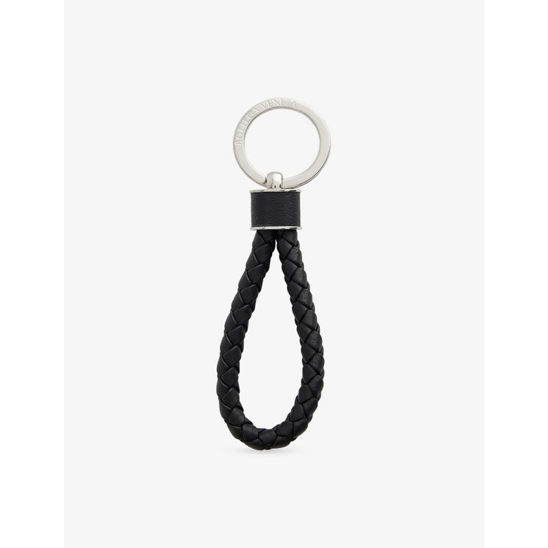 Bottega Veneta Intreccio leather key ring 13cm (British brand)