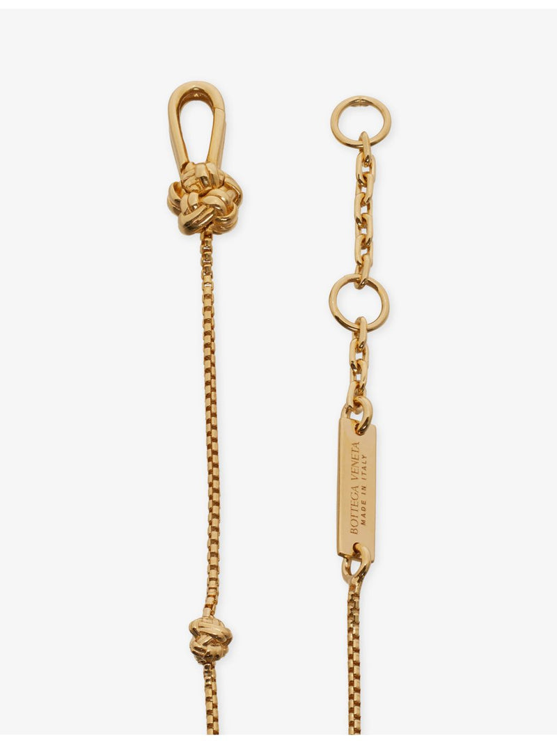 Bottega Veneta Knot bracelet 18ct gold-plated sterling silver, UK version
