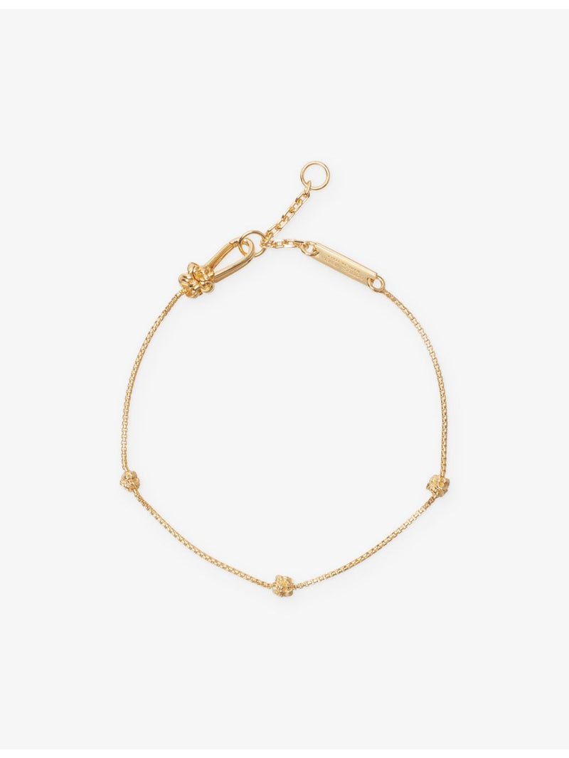 Bottega Veneta Knot bracelet 18ct gold-plated sterling silver, UK version