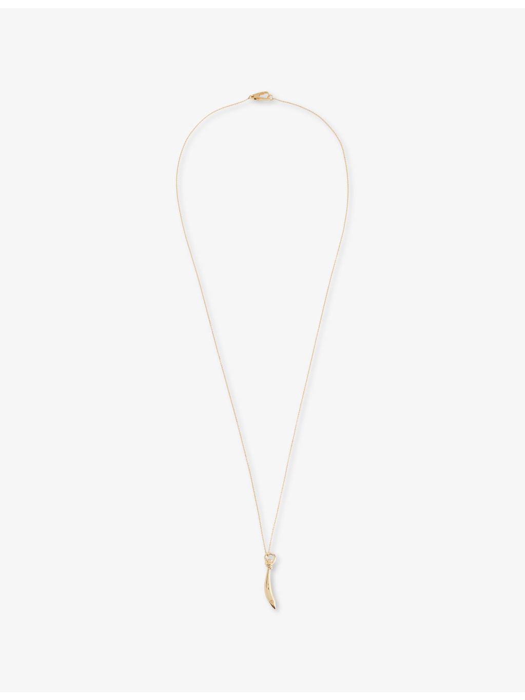 Bottega Veneta Sardine 18ct gold vermeil necklace (British brand)