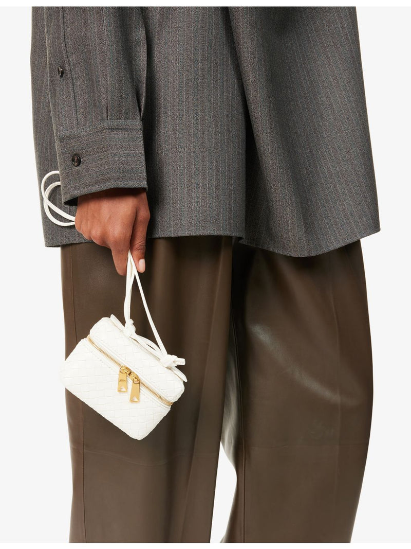Bottega Veneta intrecciato leather cross-body bag, compact - British product