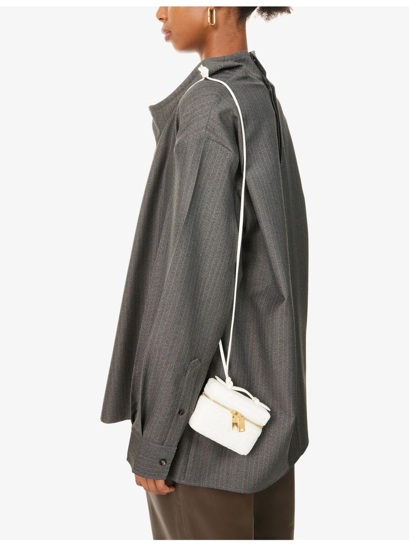 Bottega Veneta intrecciato leather cross-body bag, compact - British product