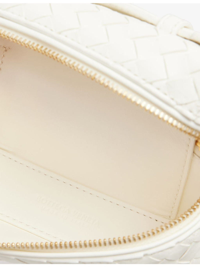 Bottega Veneta intrecciato leather cross-body bag, compact - British product