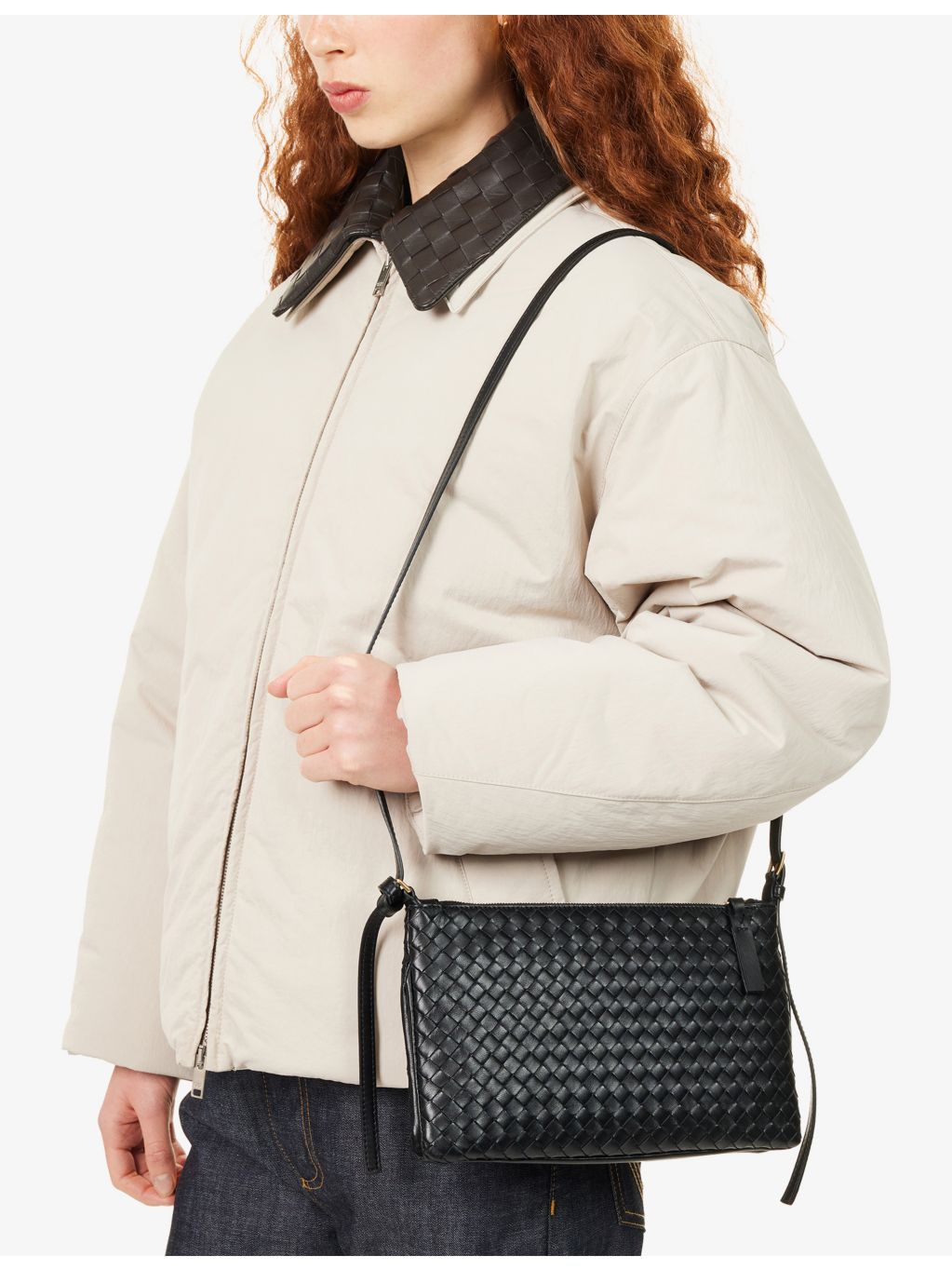 Bottega Veneta medium Nappa leather cross-body bag - British product