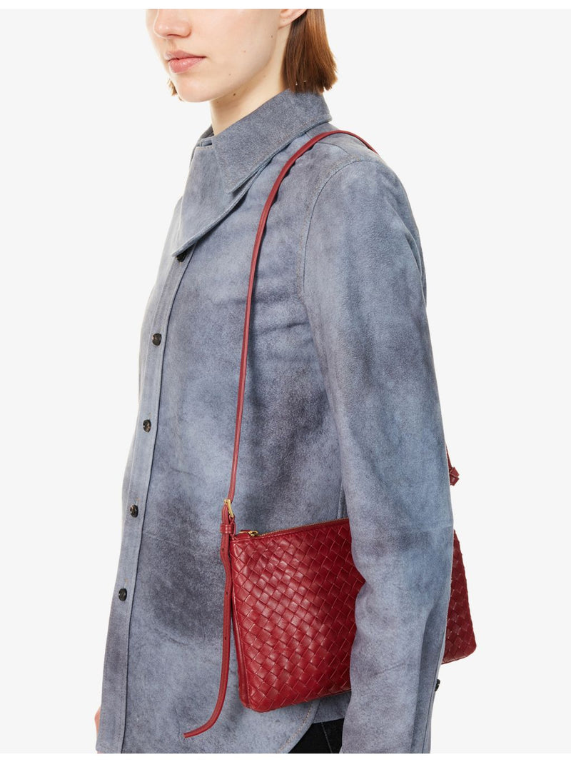 Bottega Veneta Gemellini medium intrecciato leather shoulder bag (British brand)