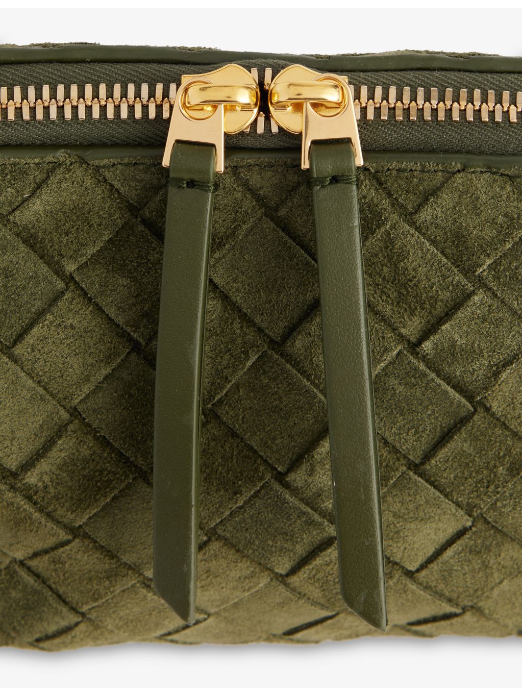 Bottega Veneta Concert suede pouch, imported from the UK