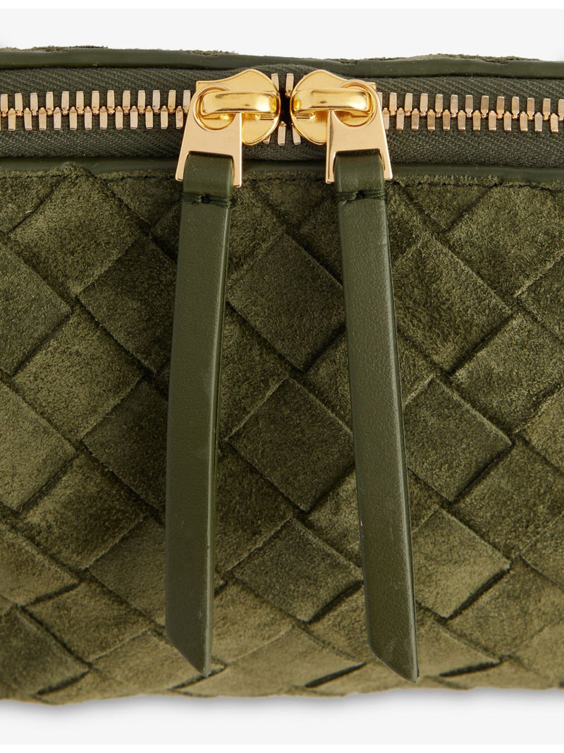 Bottega Veneta Concert suede pouch, imported from the UK