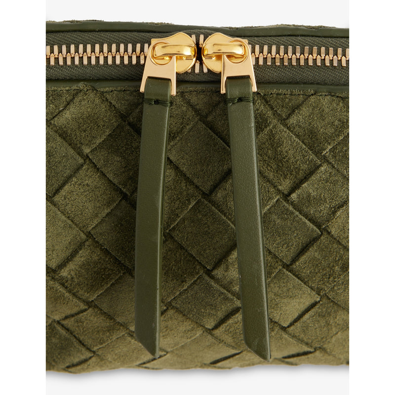 Bottega Veneta Concert suede pouch, imported from the UK