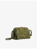 Bottega Veneta Concert suede pouch, imported from the UK
