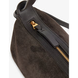 Bottega Veneta Nodo Mini Suede Shoulder Bag, imported from the UK