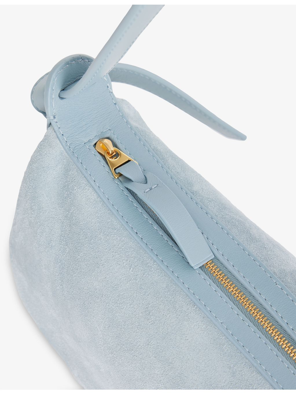 Bottega Veneta Nodo mini suede shoulder bag, imported from the UK