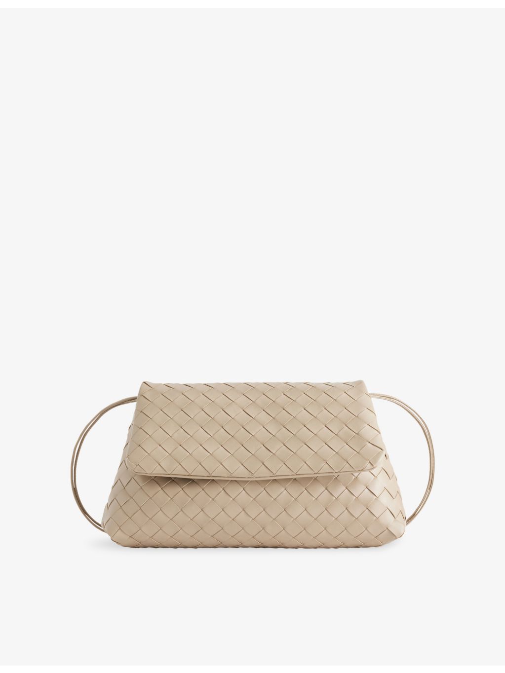 Bottega Veneta Giorno Intrecciat leather pouch, imported from the UK