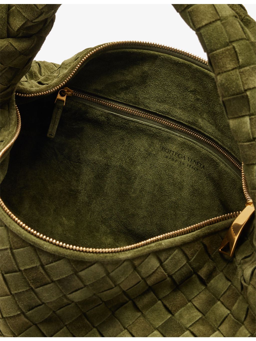 Bottega Veneta Jodie small suede hobo bag, UK version