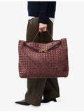 Bottega Veneta Andiamo large suede cross-body bag (British brand)