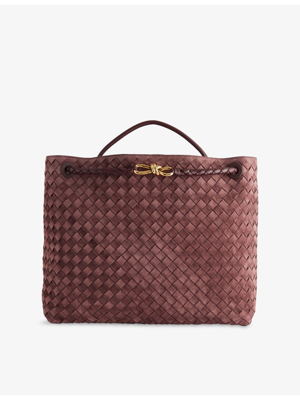 Bottega Veneta Andiamo large suede cross-body bag (British brand)