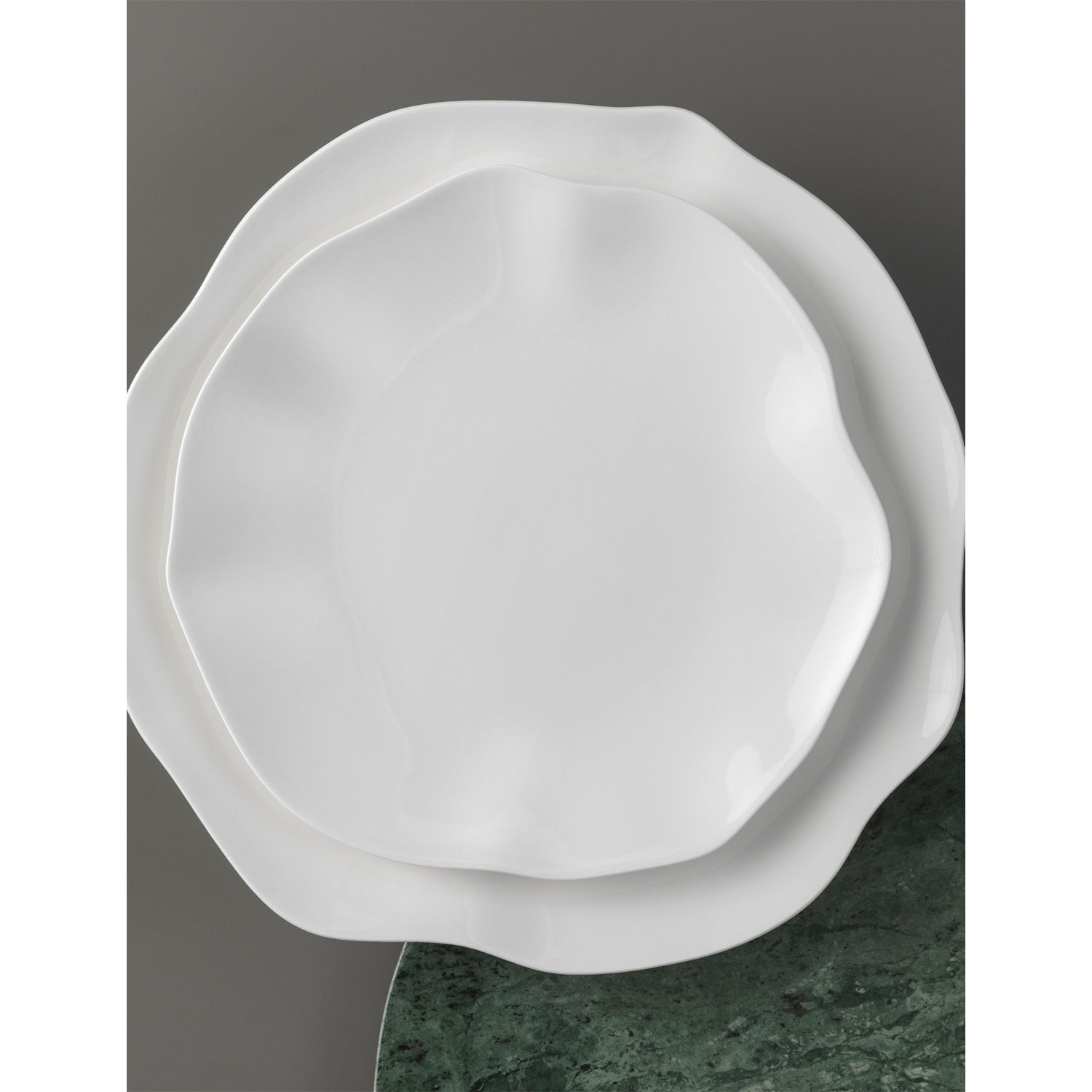 Villeroy & Boch Pura bone-porcelain dessert plate 22.5cm - British product