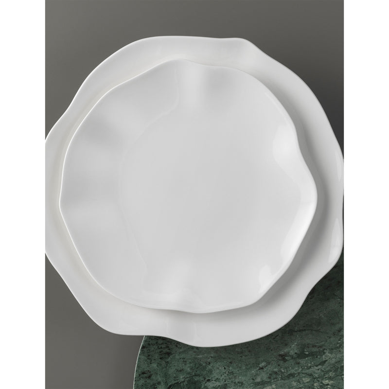 Villeroy & Boch Pura bone-porcelain dessert plate 22.5cm - British product