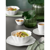 Villeroy & Boch Pura bone-porcelain dessert plate 22.5cm - British product
