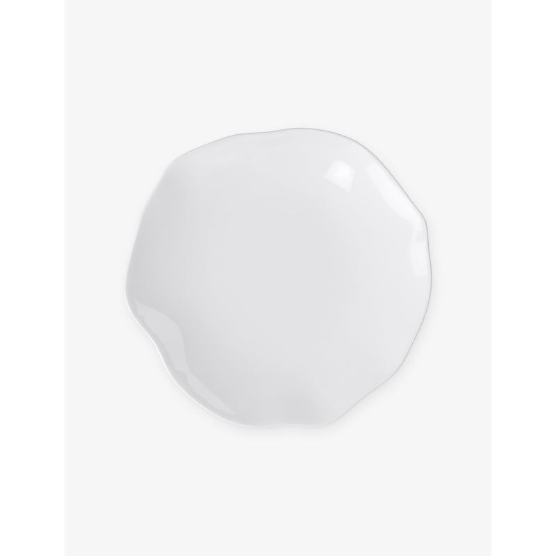 Villeroy & Boch Pura bone-porcelain dessert plate 22.5cm - British product