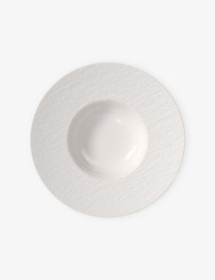 Villeroy & Boch bone-porcelain pasta plate 28cm Manufacture Ice, UK version
