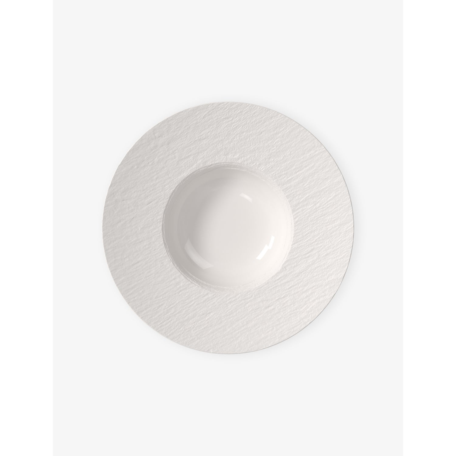Villeroy & Boch bone-porcelain pasta plate 28cm Manufacture Ice, UK version